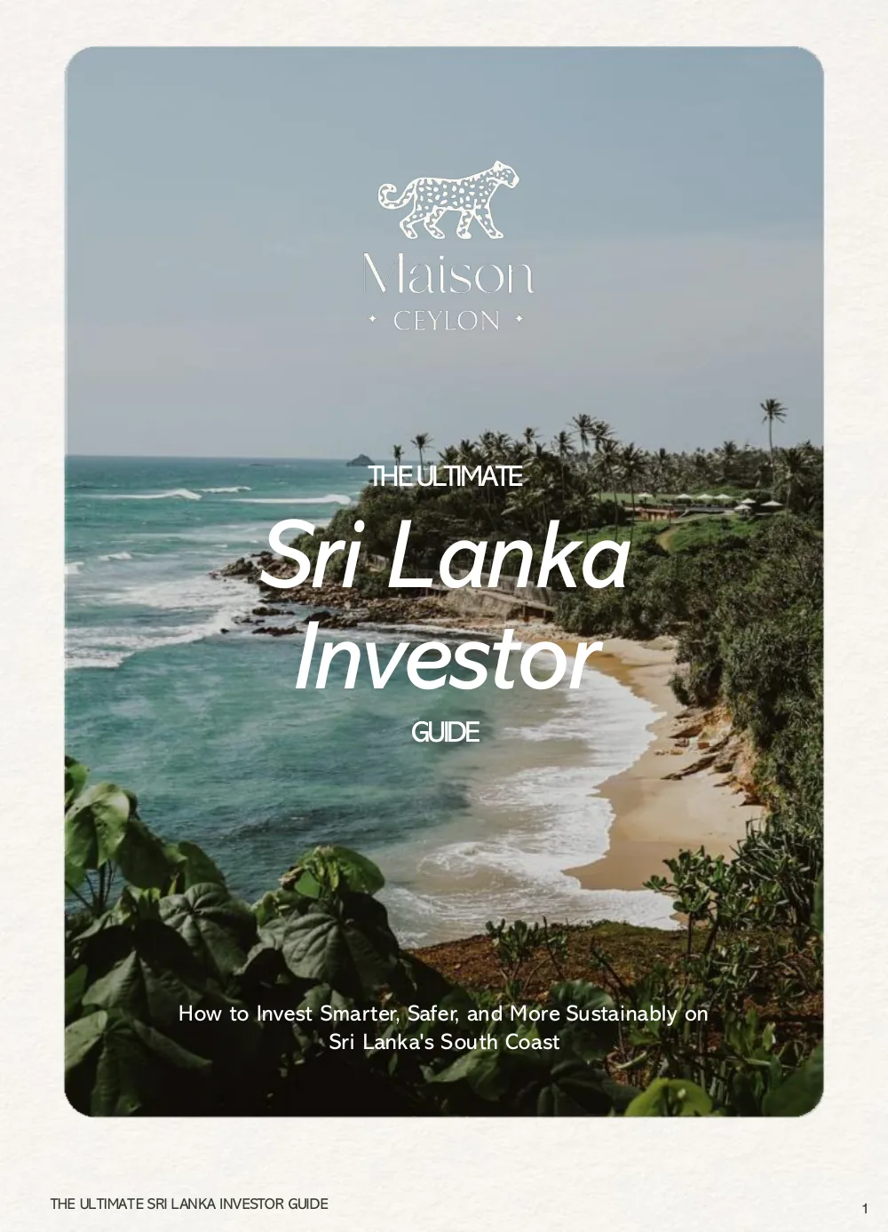 Cover of the Ultimate Sri Lanka Investor Guide