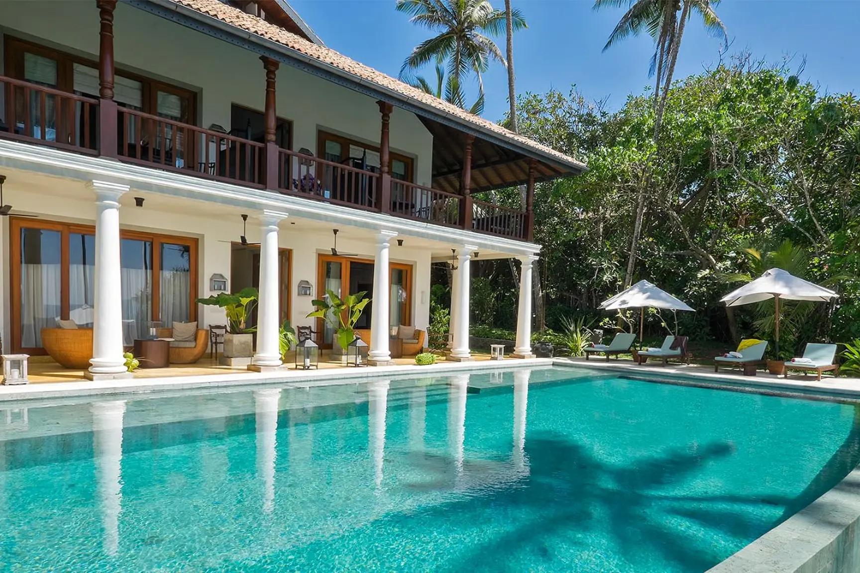 Beachfront villa in Mirissa and Madiha, southern Sri Lanka