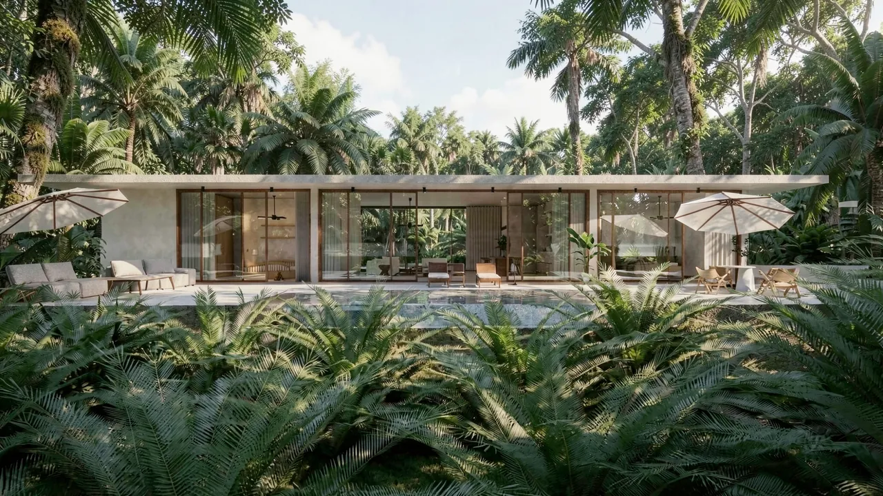 Villa Samagi, the 3-bedroom villa with its private pool nestled in the tropical jungle, south coast of Sri Lanka